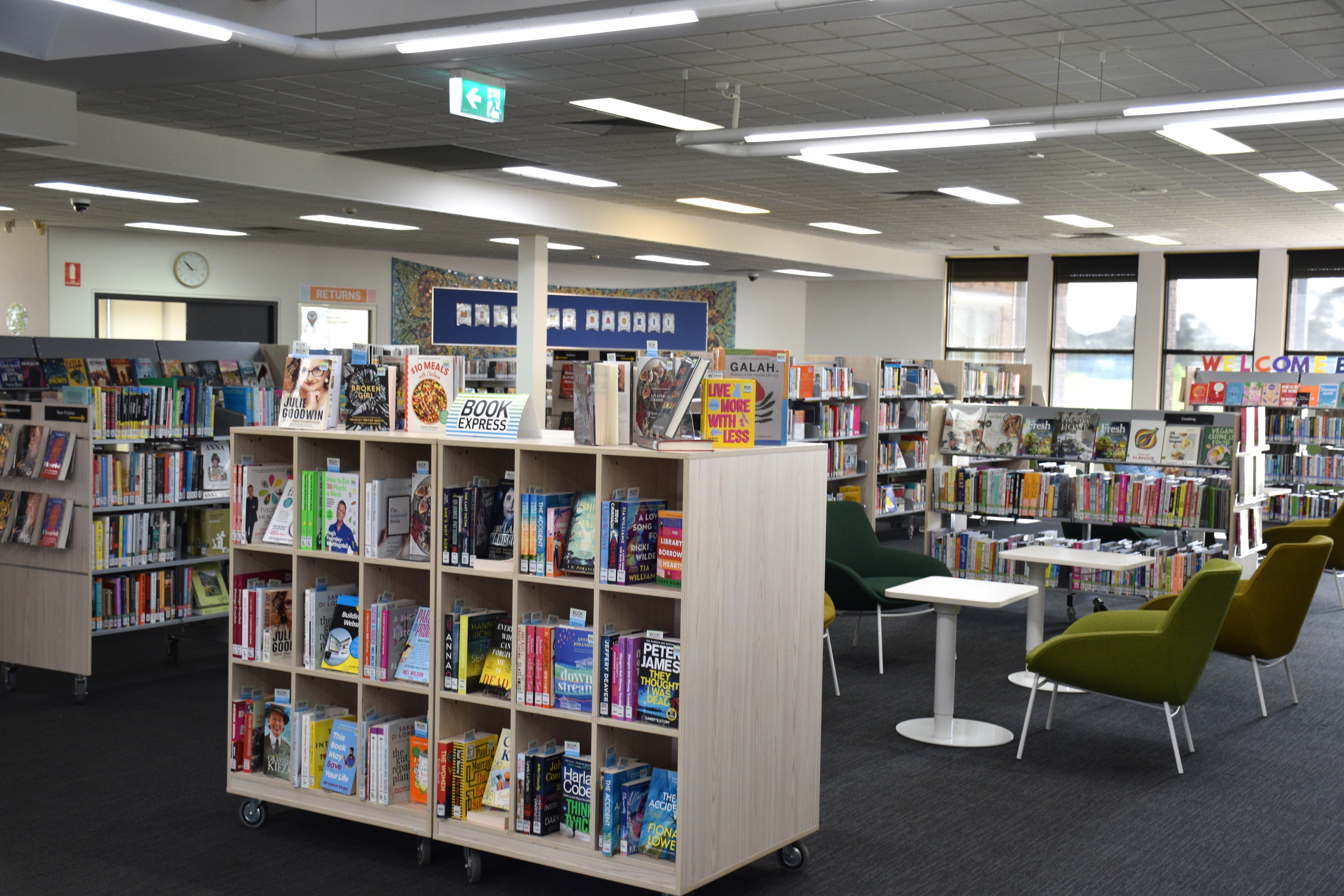 Inside the Thomastown Library