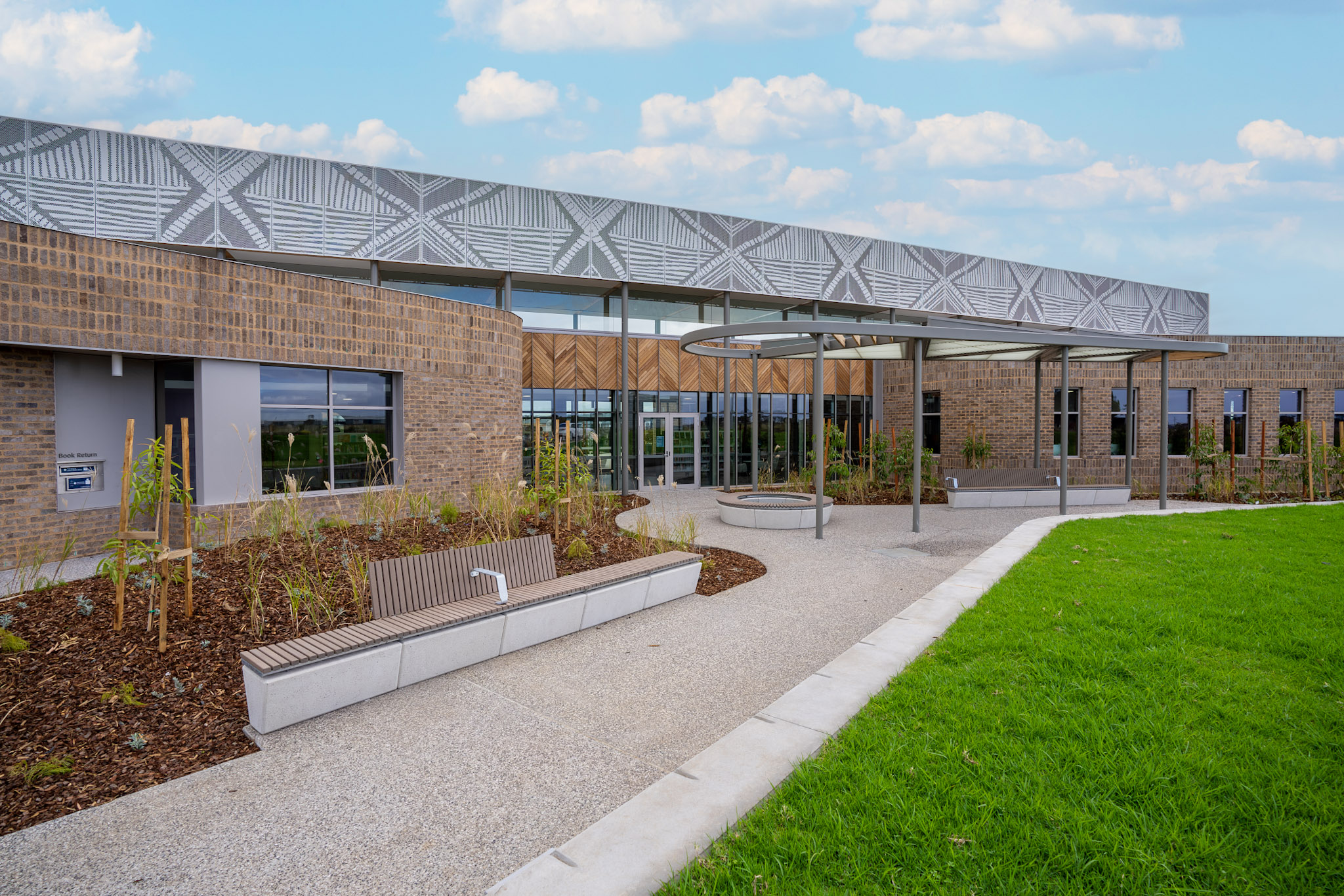 Truganina Community Centre - Library Entrance