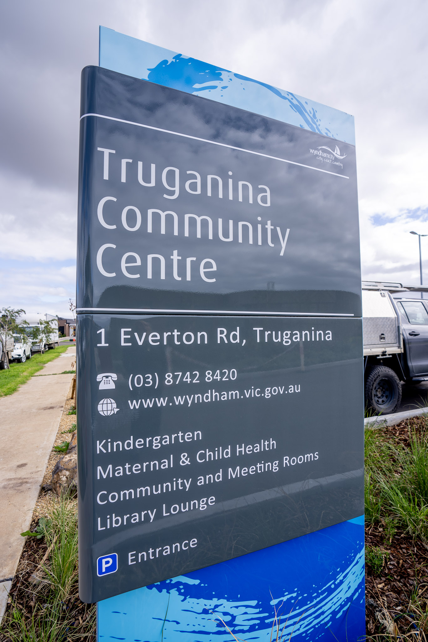 Truganina Community Centre - Sign